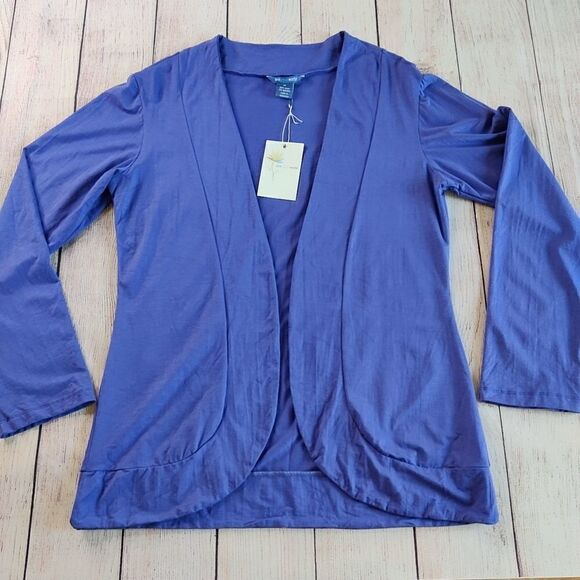 Tint Your World open front blue cardigan M - Picture 5 of 8